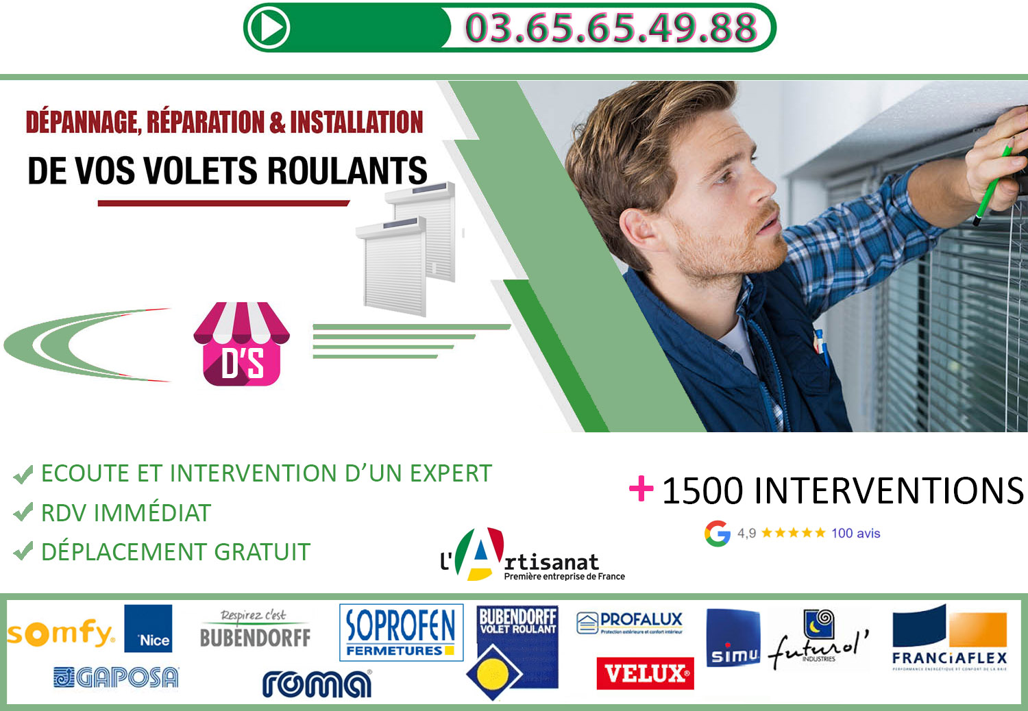 Dépannage Store Roulant Creil